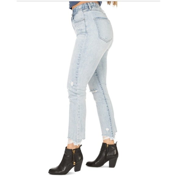 REWASH JUNIOR SUPER HIGH RISE MOM Jeans Size 7/ 28 ~Perfectly Fits The Waist~ - Picture 4 of 9